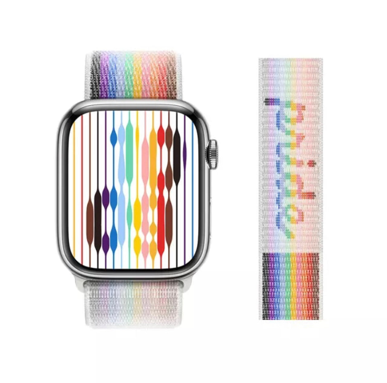 Premium Multi-Colour Nylon Sport Watch Bands- for selected Apple Watch in 38mm/40mm - Super Savings Technologies Co.,LTD Premium Multi-Colour Nylon Sport Watch Bands- for selected Apple Watch in 38mm/40mm - Super Savings Technologies Co.,LTD